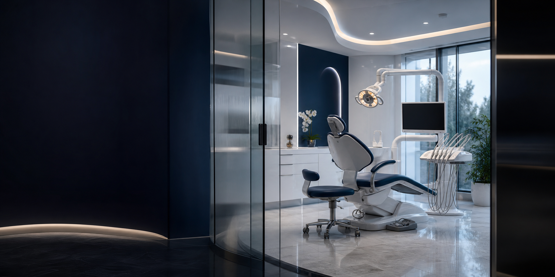 Consultorio contemporáneo de AMK Dental